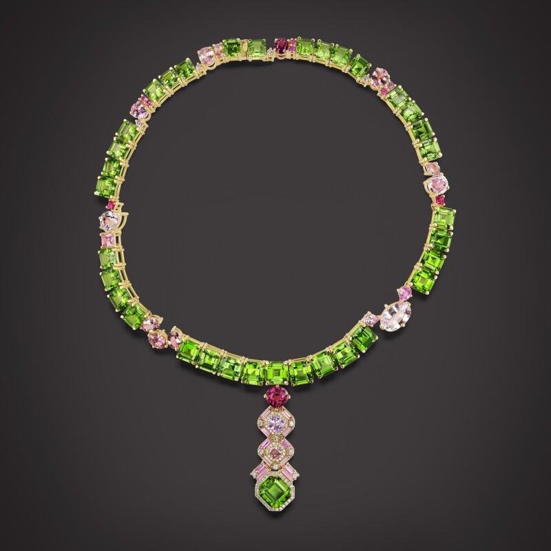 Sheryl Jones Jewels The Heroine's Gem-Set Necklace
