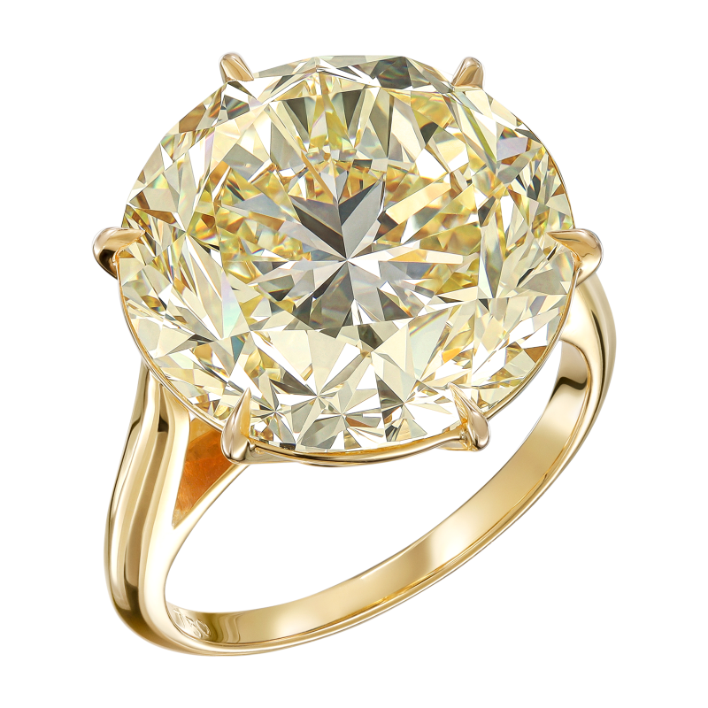 Sam Saidian Fancy Yellow Diamond Ring