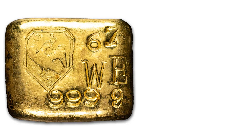 50 Gram Gold Bar - Schöne Edelmetaal Vintage, Poured
