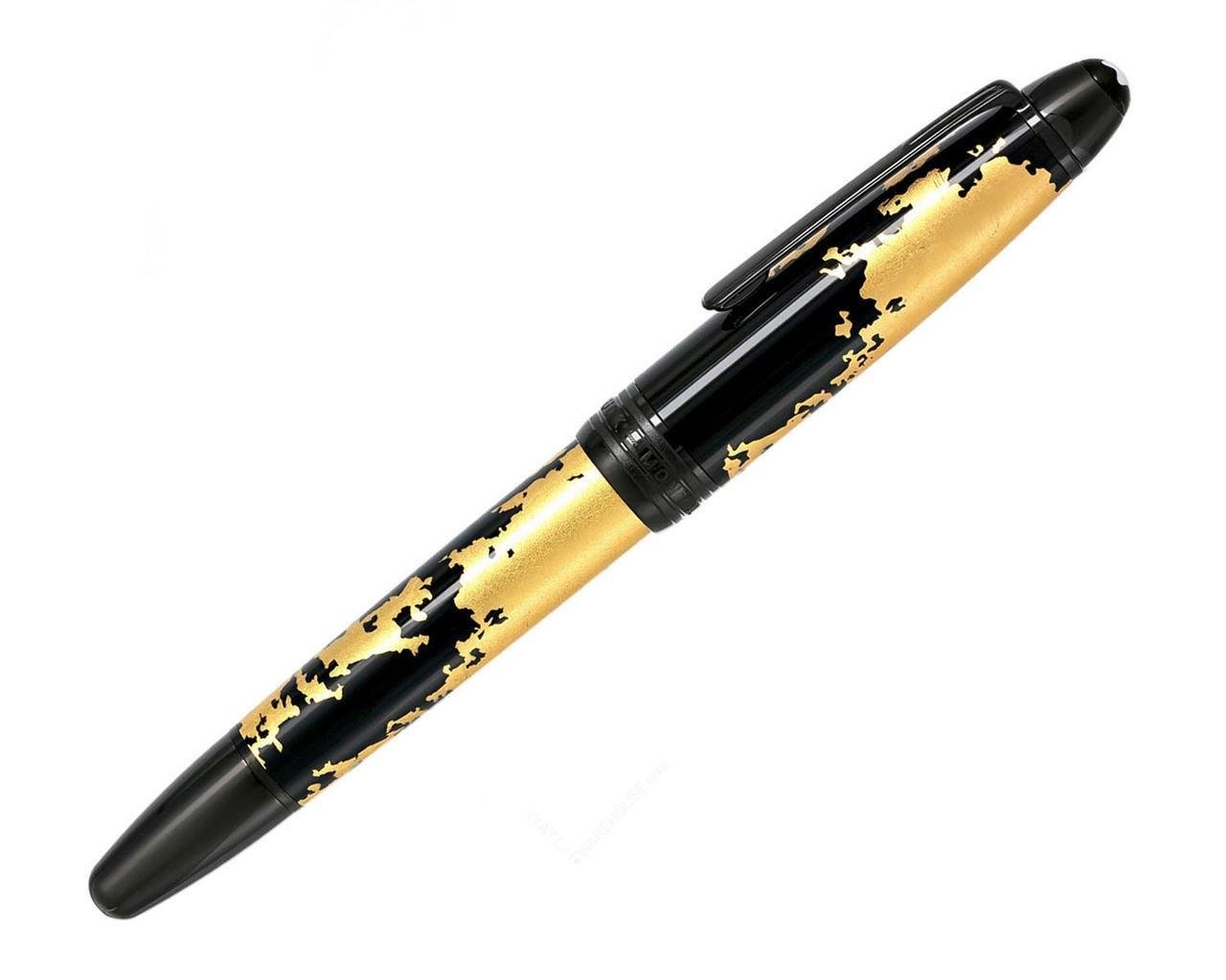 MONTBLANC Meisterstuck Calligraphy Gold Leaf (EF) Fountain Pen 125473